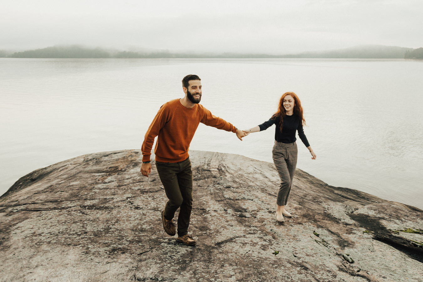 Muskoka Family Cottage Engagement Session