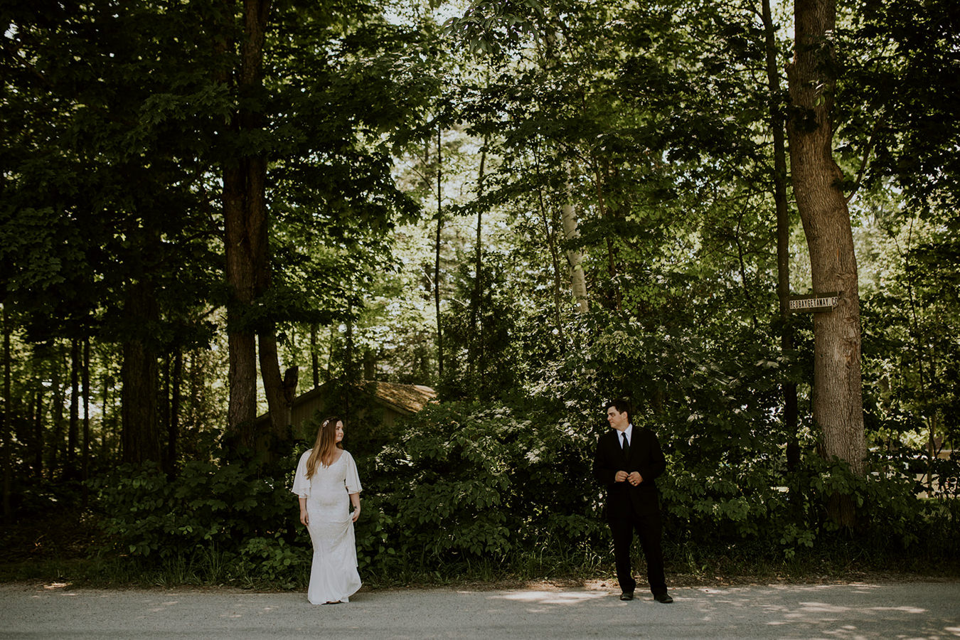 Bruce Peninsula Cottage Forest Wedding